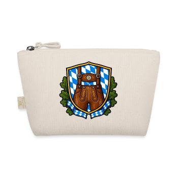 Bayerisches Lederhosen Wappen - Bio-Täschchen - Natur - Vorne