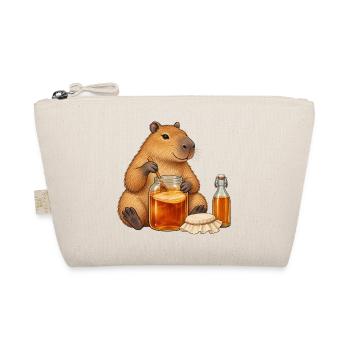 Capybara braut Kombucha - Bio-Täschchen - Natur - Vorne