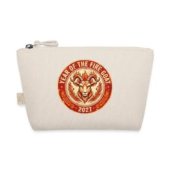 Year Of The Fire Goat 2027 Shirt | Vintage Fire Go - Bio-Täschchen - Natur - Vorne