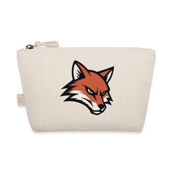 Fuchs-Maskottchen-Logo – Wütender Roter Fuchskopf - Bio-Täschchen - Natur - Vorne
