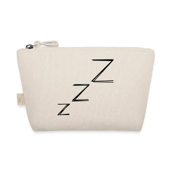 Zzz handgezeichnet - Bio-Täschchen - Natur - Vorne