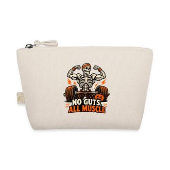 No Guts All Muscle - Bio-Täschchen - Natur - Vorne
