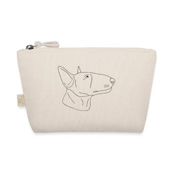 Bullterrier - Bio-Täschchen - Natur - Vorne
