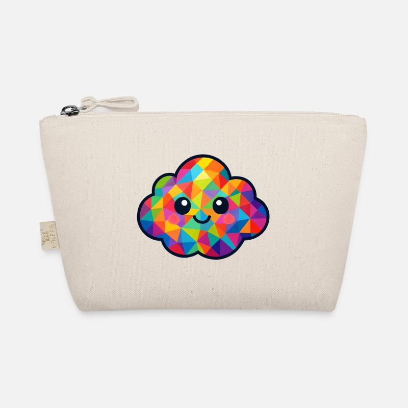 WPAP Polygone Style Kawaii Bébé Nuage Trousse biologique
