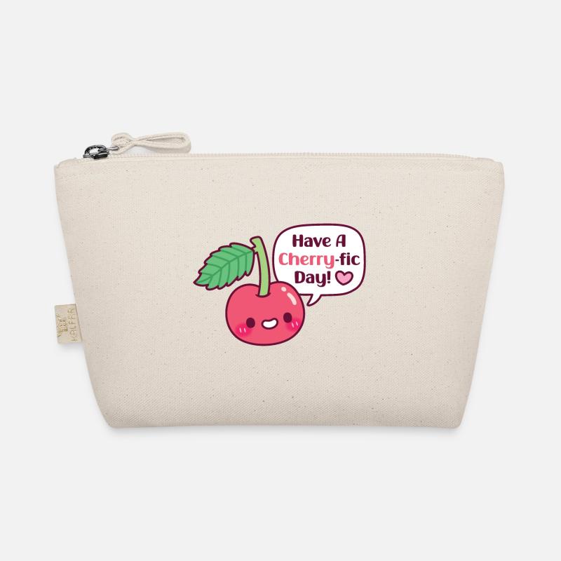 Cute Cherry Have A Cherryfic Day Funny Bio-Täschchen
