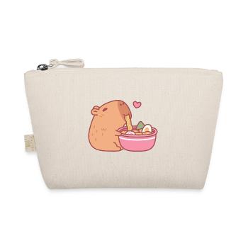 Capybara mignon mangeant des ramen - Trousse biologique - nature - Devant