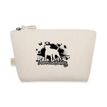 AMERICAN BULLDOG Hunde Mama Hund Wilsigns - Bio-Täschchen - Natur - Vorne