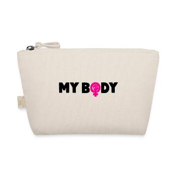 MY BODY Pro Choice Feminism - Organic Pouch - nature - Front