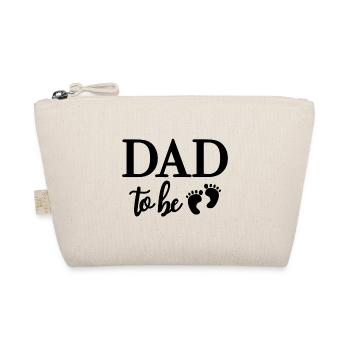 DAD TO BE Zukünftiger Papa Vater - Organic Pouch - nature - Front