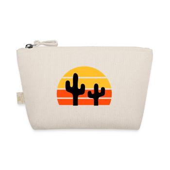 Deux cactus devant un demi-soleil - Trousse biologique - nature - Devant