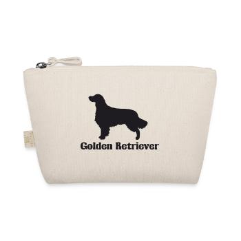 Golden Retriever Silhouette - Bio-Täschchen - Natur - Vorne