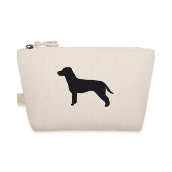 Jack Russell Terrier Silhouette - Bio-Täschchen - Natur - Vorne