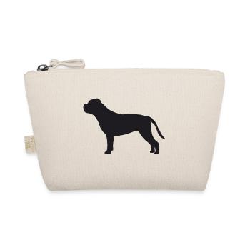 Cane Corso Silhouette - Bio-Täschchen - Natur - Vorne