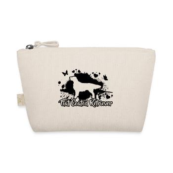 FLAT COATED RETRIEVER Hunde Mama Hund Wilsigns - Bio-Täschchen - Natur - Vorne