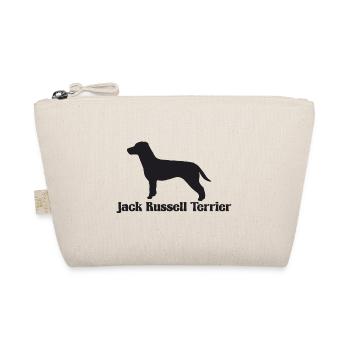 Jack Russell Terrier Silhouette - Bio-Täschchen - Natur - Vorne