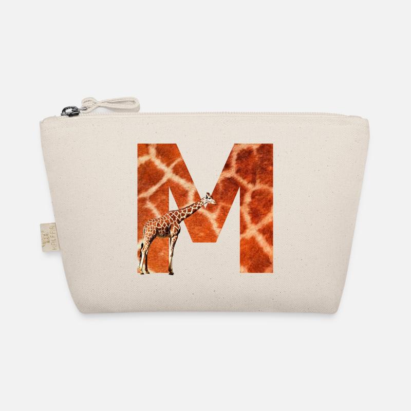 giraffe m - Bio-Täschchen - Natur
