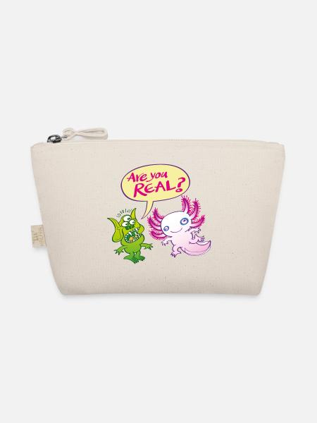 Alien surpris se demande si l'axolotl est réel - Trousse biologique - nature - Devant