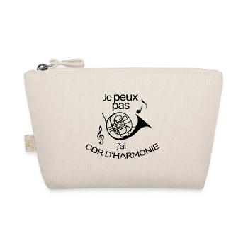 Je peux pas j'ai Cor d'harmonie - Trousse biologique - nature - Devant