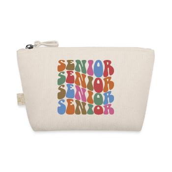 Senior - Student Class Retro Graduation Party Geschenk - Bio-Täschchen - Natur - Vorne