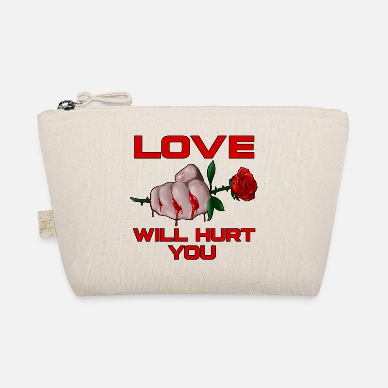 Love Will Hurt You - Bio-Täschchen - Natur