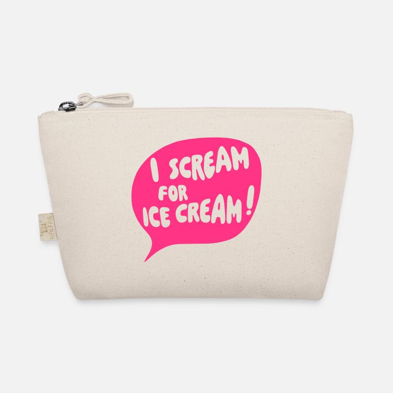 I Scream for Ice Cream - Bio-Täschchen - Natur