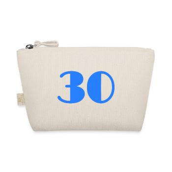 30 ANS. 30. 30e ANNIVERSAIRE. ANNIVERSAIRE 30 ANS - Trousse biologique - nature - Devant