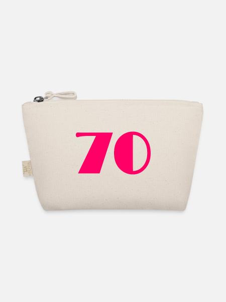 70. GEBURTSTAG. ALLES GUTE ZUM GEBURTSTAG! - Bio-Täschchen - Natur