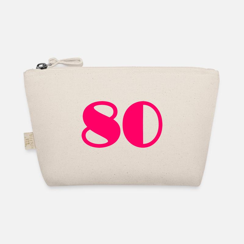 80. 80 YEARS. 80TH ANNIVERSARY. BIRTHDAY 80 YEARS. Organic Pouch