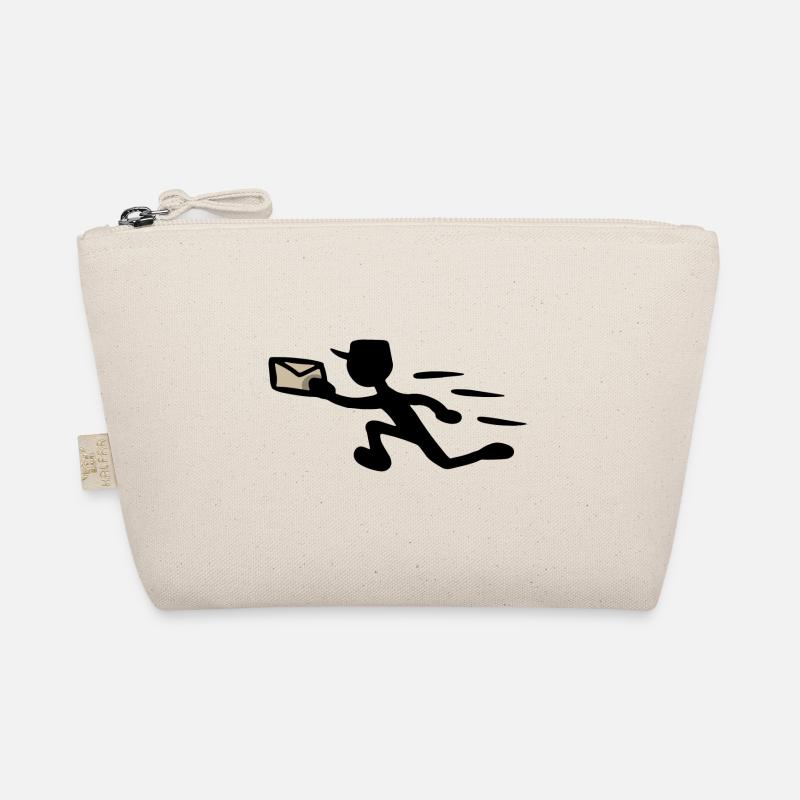 Postbote Kurier Zusteller Express Sendung Post Bio-Täschchen