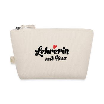Lehrerin Lieblingslehrerin Klassenlehrerin Lehrer - Bio-Täschchen - Natur - Vorne