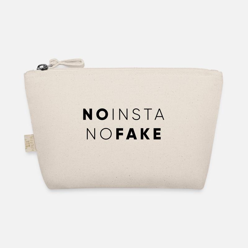 No Insta No Fake - Bio-Täschchen - Natur