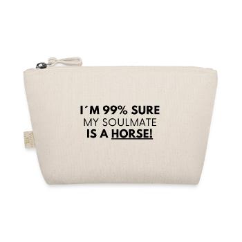 Horse Lover - Horse Sayings - Horse - Organic Pouch - nature - Front