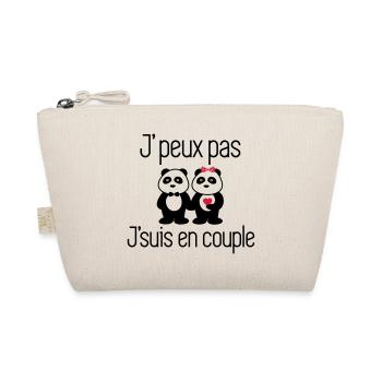J'peux pas j'suis une couple - Trousse biologique - nature - Devant