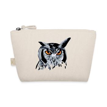 Owl Owl Owl Bird - Organic Pouch - nature - Front