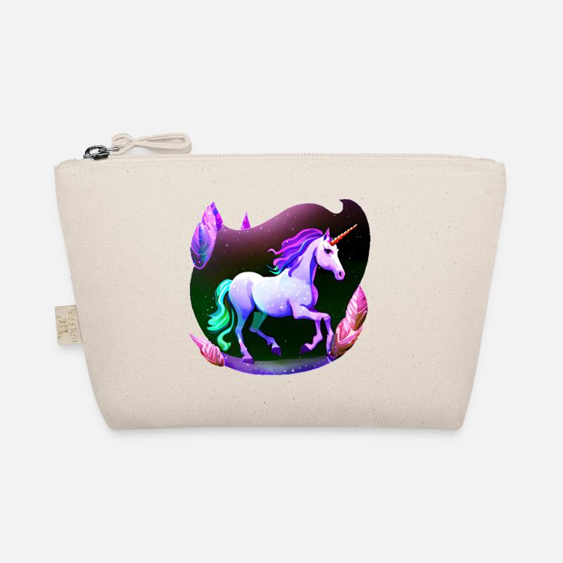 Einhorn Kunst Einhörner Geschenkidee Bio-Täschchen