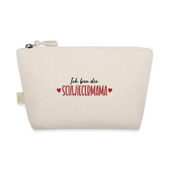 Ich bin die Schwiegermama Hochzeit Schwiegermutter - Bio-Täschchen - Natur - Vorne