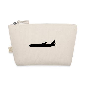 Flugzeug - Bio-Täschchen - Natur - Vorne