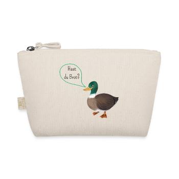 Ente "Hast du Brot?" - Bio-Täschchen - Natur - Vorne