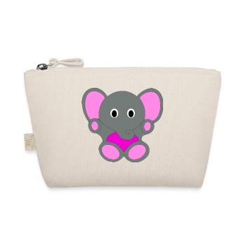 Éléphant mignon | Mignon, Rose, Fille - Trousse biologique - nature - Devant