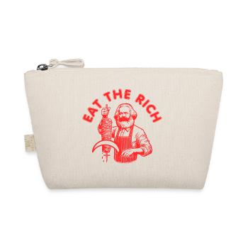 Eat the rich - Bio-Täschchen - Natur - Vorne