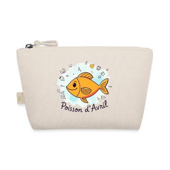 Poisson d'Avril - Orange Cartoon Fish - Organic Pouch - nature - Front