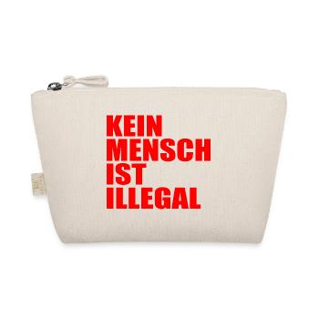 kein mensch ist illegal - Bio-Täschchen - Natur - Vorne