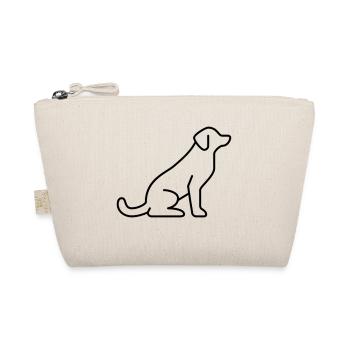 süßer Hund - Bio-Täschchen - Natur - Vorne