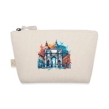 VIBRANT ROME: A COLORFUL GLIMPSE OF ITALIAN SPLEND - Organic Pouch - nature - Front