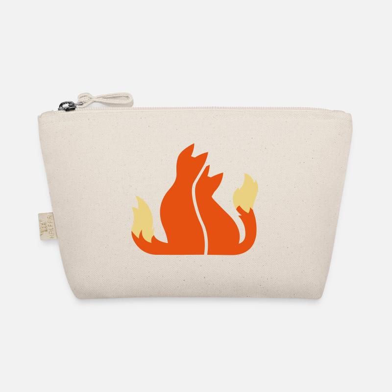 Fox pair fox couple renard - gift idea Organic Pouch
