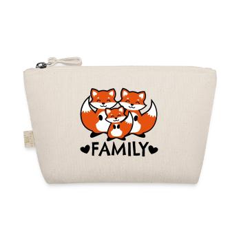 Famille Fox Famille Fox famille renard - Trousse biologique - nature - Devant