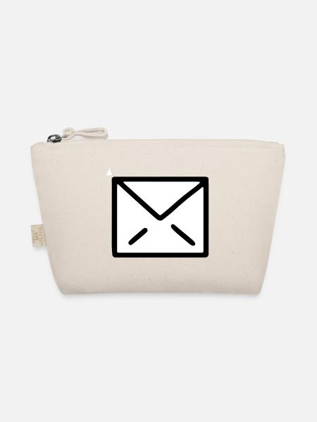 Letter letter symbol letter icon envelope message - Organic Pouch - nature - Front