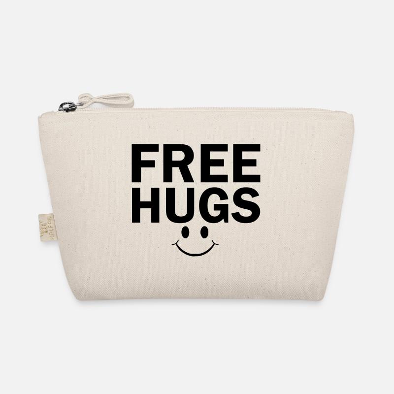 Free hugs - Bio-Täschchen - Natur
