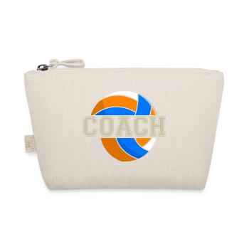 coach entraineur volleyball cadeau volley-ball - Trousse biologique - nature - Devant