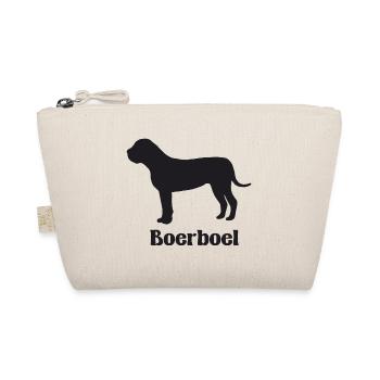 Boerboel Silhouette - Bio-Täschchen - Natur - Vorne